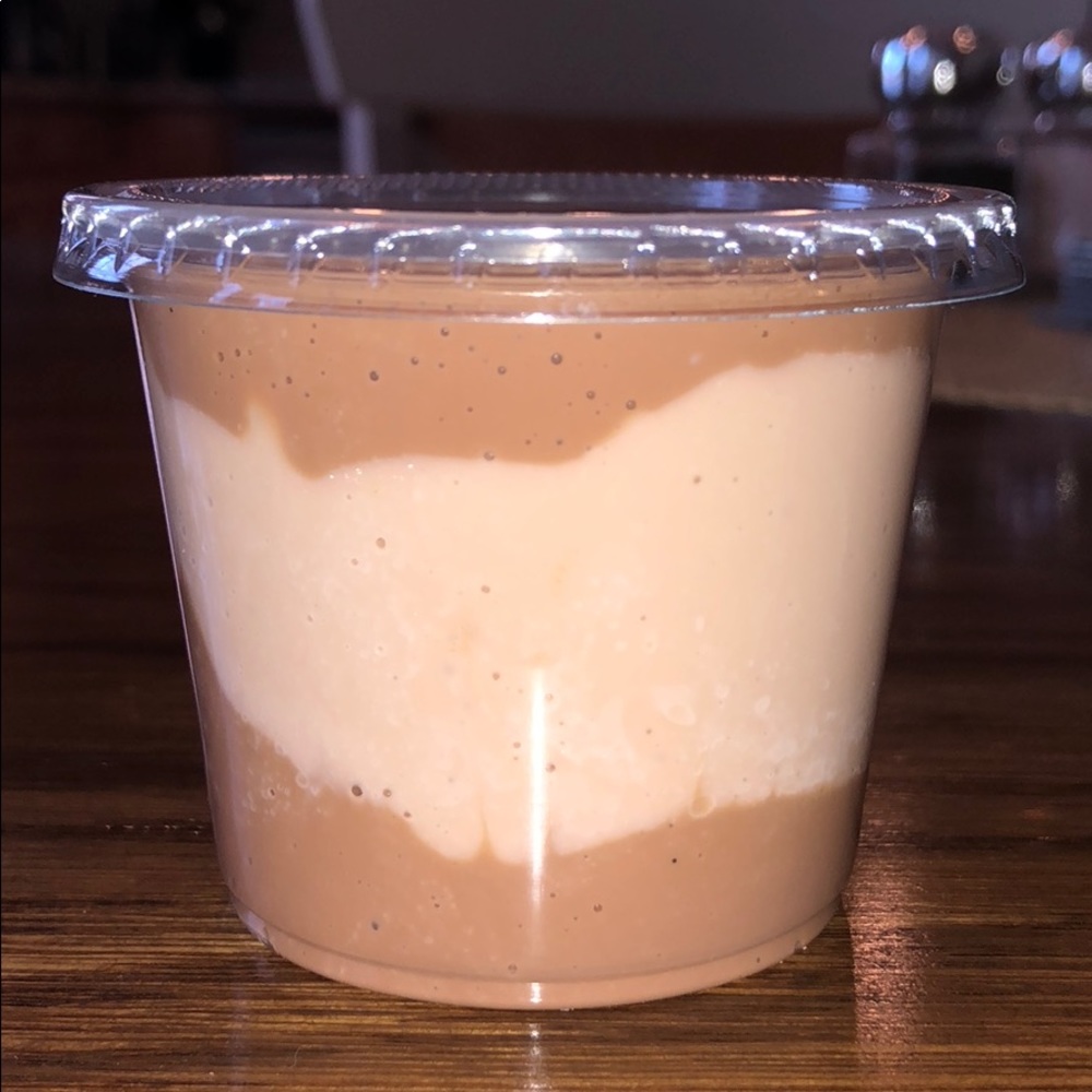 Chocolat pudding cup (scented slime)
